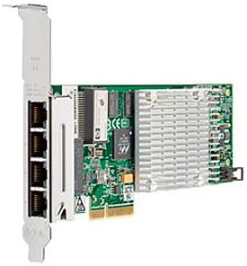 HP NC375T LAN-Adapter, 4x RJ-45, PCIe 2.0 x4