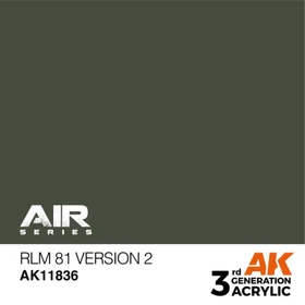 AK-Interactive 3rd Gen Acrylic Colors Air Series RLM 81 ver2, 17ml