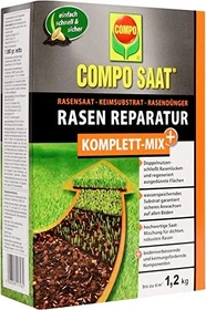 Compo Saat Rasen Reparatur Komplett-Mix+ Saatgut, 1.2kg