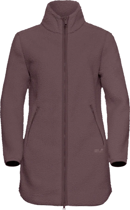 Jack Wolfskin High Curl Coat Funktionsmantel sheer plum (Junior)