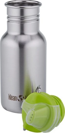 Klean Kanteen Kid Classic Sippy Cap Trinkflasche 355ml brushed stainless