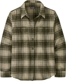 Patagonia Fjord Flannel Hemd langarm cascade: pine needle green (Damen)