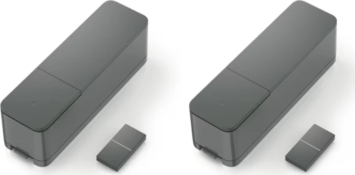 Bosch Smart Home Tür-/Fensterkontakt II, Schließ-/Öffnungssensor, anthrazit, 2er-Pack
