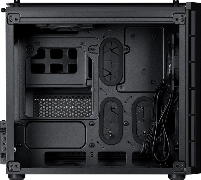 Corsair Crystal Series 280X, schwarz, Glasfenster