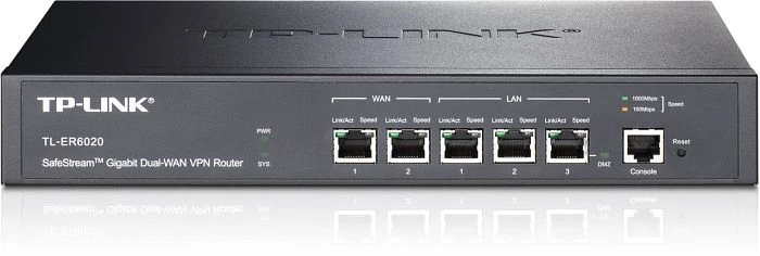 TP-Link TL-ER6020 VPN Gigabit Router, 5x RJ-45
