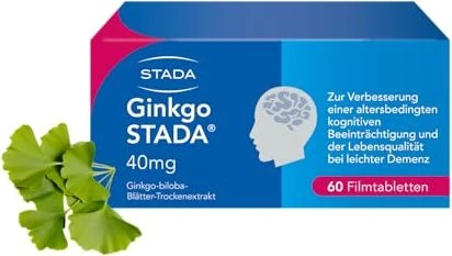 Stada Ginkgo Stada 40mg Filmtabletten, 60 Stück