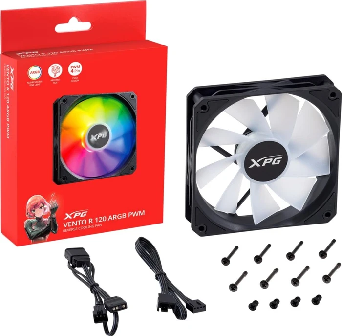 ADATA XPG Vento R 120 ARGB, schwarz, 120mm