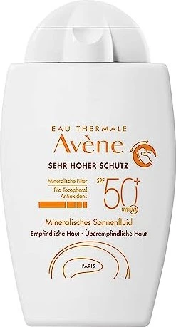 Pierre Fabre Avène Mineralisches Sonnenfluid ungetönt LSF50+, 40ml