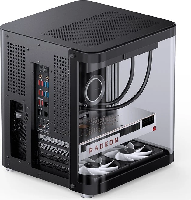 Jonsbo TK-1 2.0 Black, Glasfenster