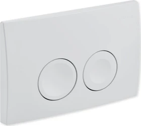 Geberit Delta25 Betätigungsplatte für 2-Mengen-Spülung, weiß