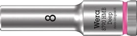 Wera 8790 HMB Deep Außensechskant Steckschlüssel 3/8", 8x64mm