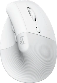 Logitech Lift for Mac Vertical Ergonomic Mouse, Off-White, Logi Bolt, USB/Bluetooth (910-006477)