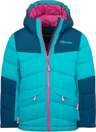 Trollkids Girls Narvik Pro Funktionsjacke dark turquoise/madeira blue (Junior)