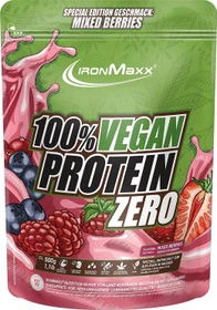 IronMaxx 100% Vegan Zero Protein Mixed Berries 500g