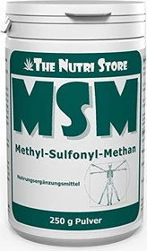 The Nutri Store MSM 100% rein Methyl-Sulfonyl-Methan Pulver, 250g