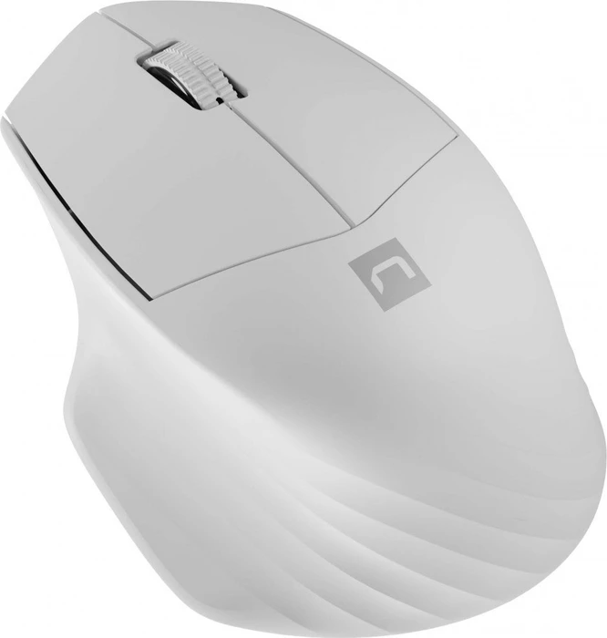 Natec Siskin 2 Wireless Silent Mouse weiß, USB/Bluetooth