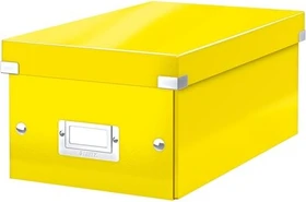 Leitz Click & Store WOW DVD Aufbewahrungsbox, gelb