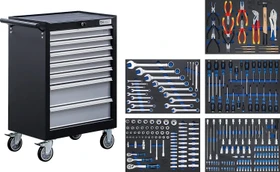 BGS technic Werkzeugwagen bestückt inkl. 246-tlg. Zubehör