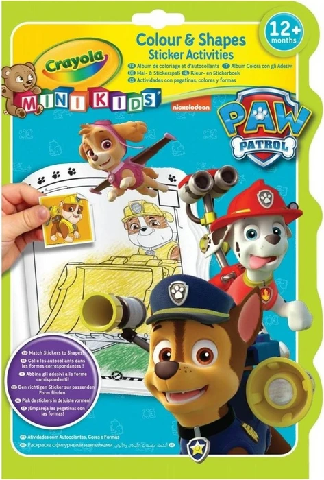 Goliath Crayola Mini Kids Paw Patrol Mal- & Stickerspaß