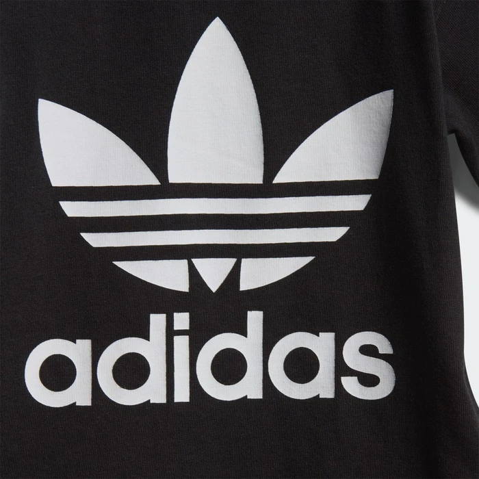adidas Trefoil T-Shirt kurzarm schwarz/weiß (Junior)