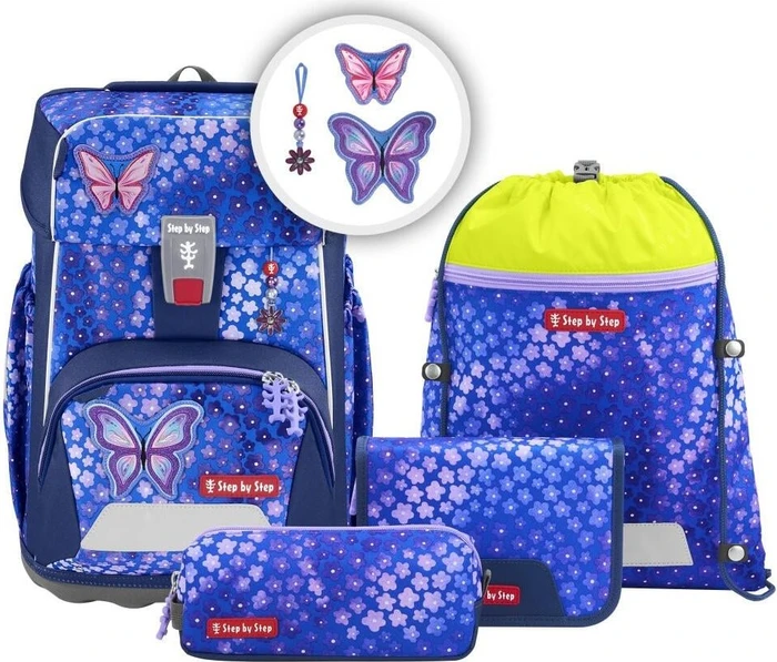 Step by Step Giant Butterfly Maja Schulrucksack-Set, 5-tlg.