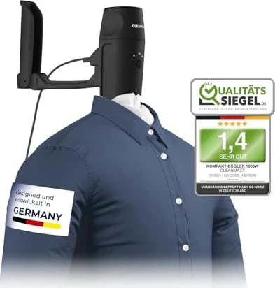 CLEANmaxx Pro Kompakt Hemdenbügler schwarz