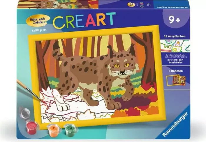 Ravensburger Malen nach Zahlen CreArt Luchs im Herbstwald