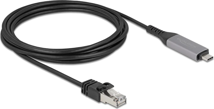 DeLOCK Gigabit LAN-Adapterkabel, 3m, RJ-45, USB-C 3.0 [Stecker]