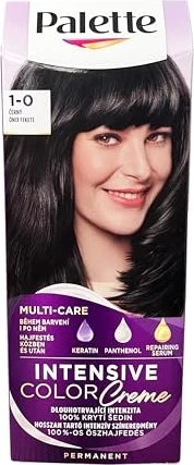 Schwarzkopf Palette Intensive Color Creme Haarfarbe 1-0 n1 black, 110ml
