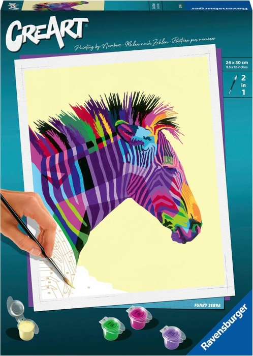 Ravensburger Malen nach Zahlen Funky Zebra