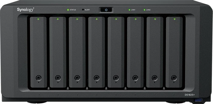 Synology DiskStation DS1825+, 8GB RAM ECC, 2x RJ-45 2.5GBase-T, 3x USB-A 3.0