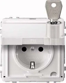 Merten Aquadesign SCHUKO-Steckdose, polarweiß