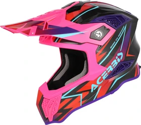Acerbis Airstrike-X schwarz/rosa/violett/rot