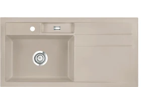 systemceram Bela 100 Einbau Becken links fango