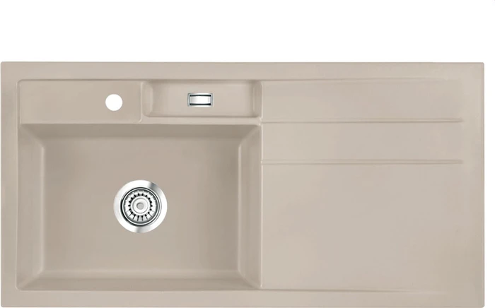 systemceram Bela 100 Einbau Becken links fango