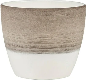 Scheurich 950 Übertopf 16cm espresso cream