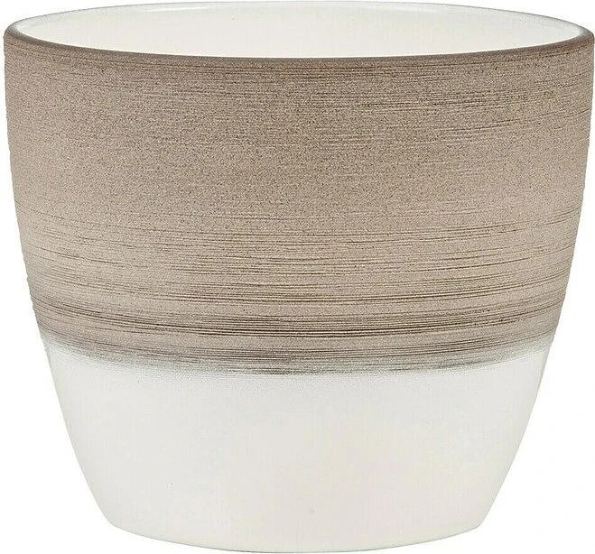 Scheurich 950 Übertopf 16cm espresso cream
