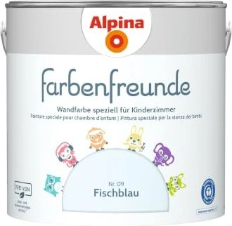 Alpina Farben Farbenfreunde Nr. 09 innen fischblau, 2.5l