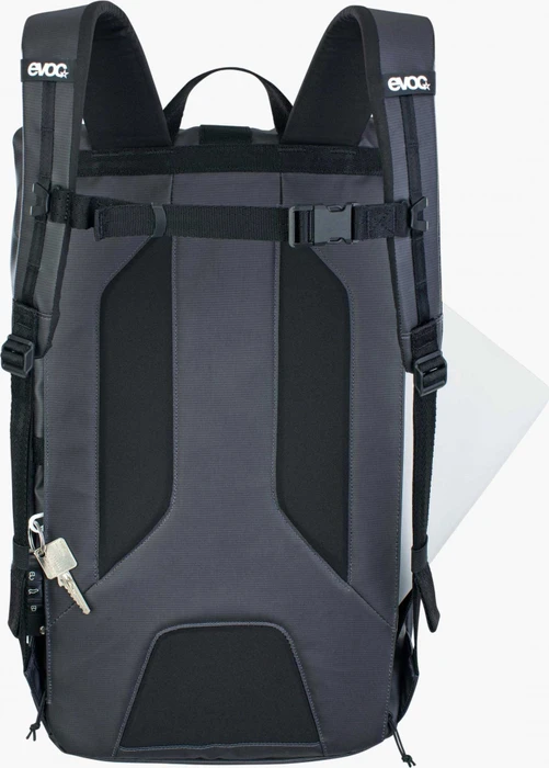 Evoc Duffle Backpack 26 carbon grey/black