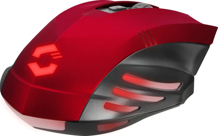 Speedlink Fortus Gaming Mouse Wireless schwarz/rot, USB