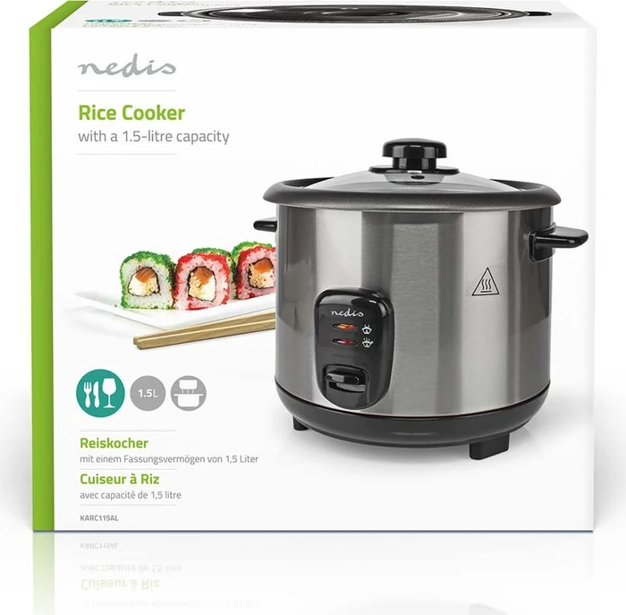 Nedis KARC115AL 1.5l Reiskocher