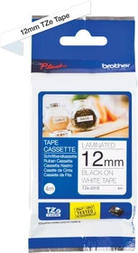 Brother TZe-231S Beschriftungsband, 12mm, schwarz/weiß