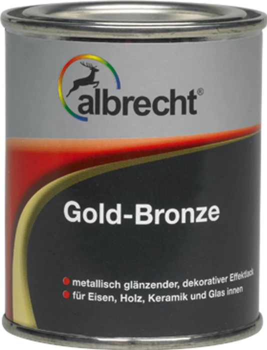 Albrecht Lack Metalleffekt-Lack Gold Bronze, 125ml