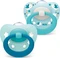 NUK Signature Silikon Schnuller 0-6M, 2er-Pack Vorschaubild