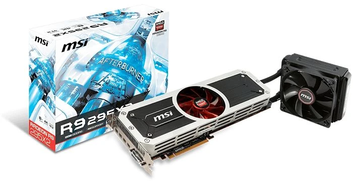 MSI Radeon R9 295X2, R9 295X2 8GD5, 2x 4GB GDDR5, DVI, 4x mDP
