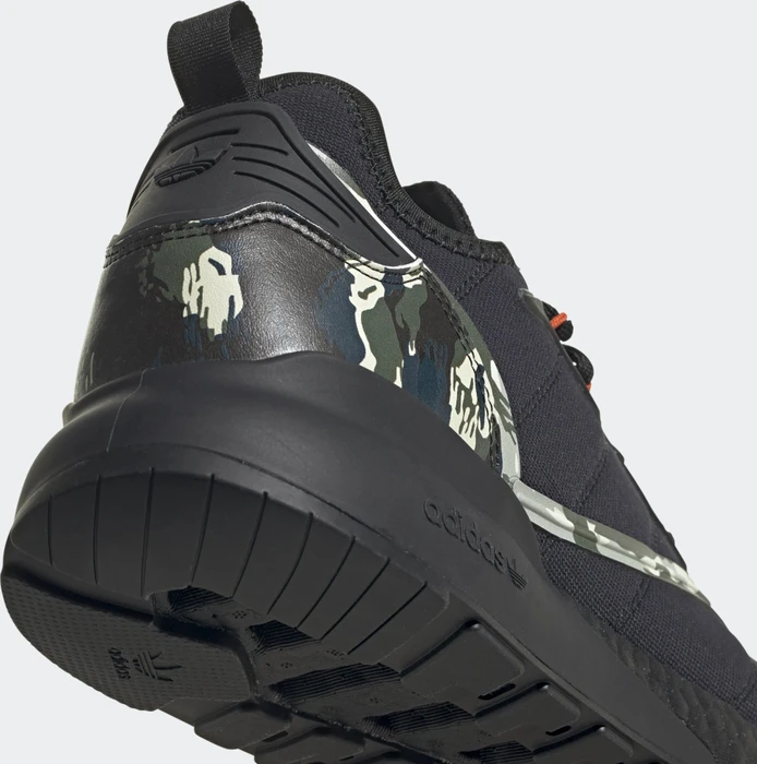 adidas ZX 2K Boost core black/collegiate orange (Herren)