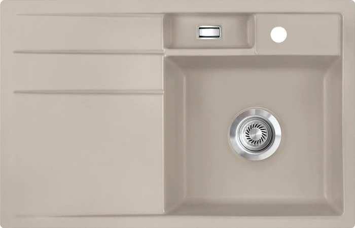 systemceram Bela 78 F Einbau Becken rechts fango