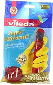 Vileda Haushaltshandschuhe Super Grip Größe L gelb, 2 Stück