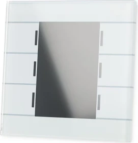 MDT Glas-Bedienzentrale Smart mit Farbdisplay weiß
