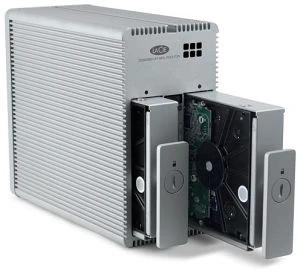 LaCie 2big NAS 6TB, 256MB RAM, 1x RJ-45 1000Base-T, 1x USB-A 2.0